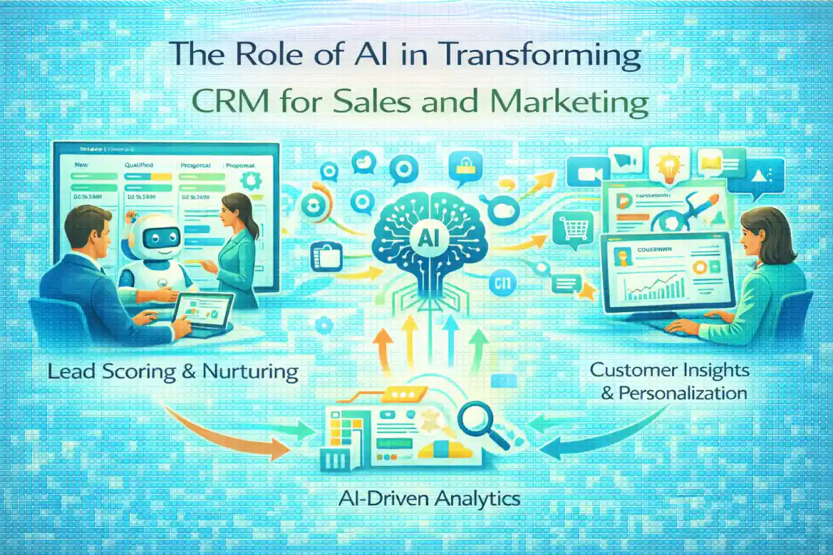 The Role of AI in Transforming CRM for Sales and Marketing